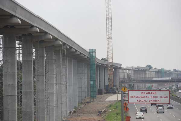  Kemenhub Berharap Insiden Crane Jatuh Tidak Ganggu Proyek LRT Palembang