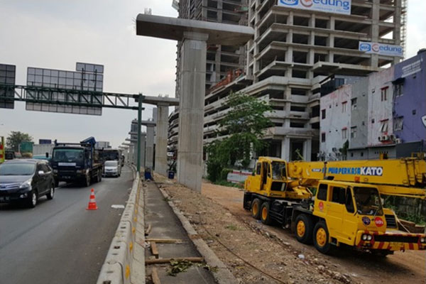  Kementerian PUPR Siapkan Skenario Urai Kemacetan di Lokasi Pembangunan Tol Cikampek II Elevated