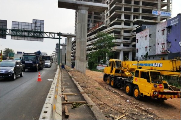  Rekayasa Lalin Diterapkan di Cikampek Kurangi Dampak Proyek LRT & Elevated