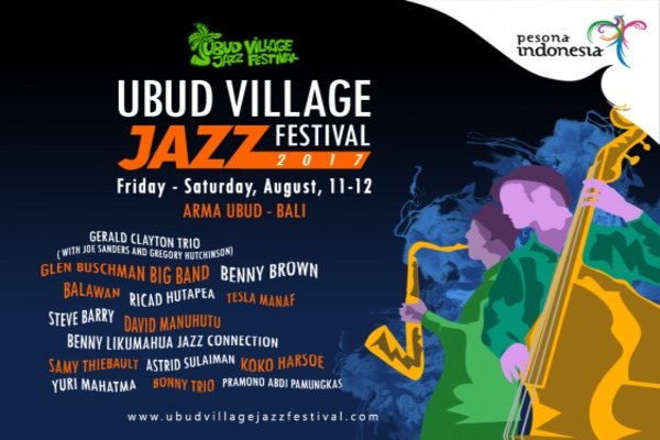  Ubud Village Jazz Festival Berlangsung 11-12 Agustus 2017