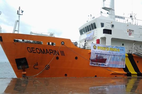  Kementerian ESDM Uji Kapal Geomarin III di Selat Sunda