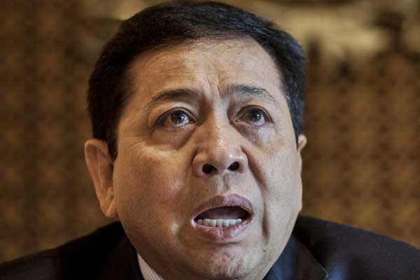Ketua DPR Setya Novanto memberikan keterangan kepada wartawan di Kompleks Parlemen Senayan, Jakarta, Selasa (18/7)./ANTARA-M Agung Rajasa