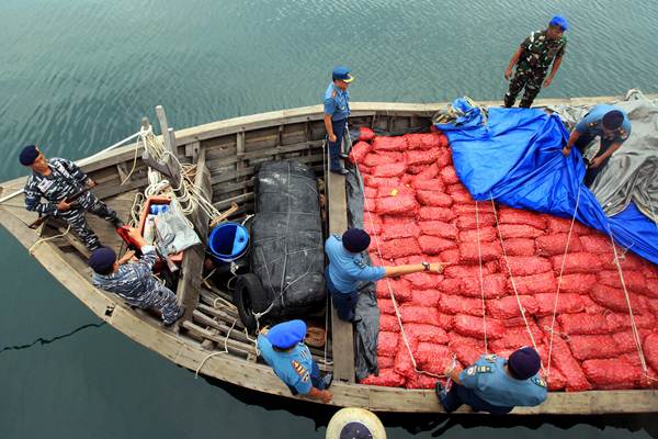  Bawang Merah 25 Ton Selundupan Berhasil Diamankan