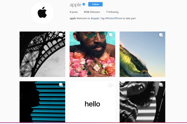  Instagram @apple, Buat yang Ingin Pamer Foto iPhone