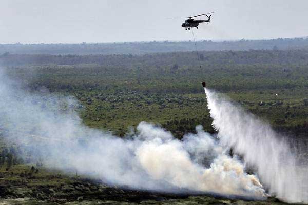  PENCEGAHAN KEBAKARAN HUTAN &amp; LAHAN : Pengusaha Sawit Libatkan 350 Desa