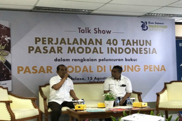  3 Wartawan Senior Bisnis Indonesia Luncurkan Buku Pasar Modal Di Ujung Pena