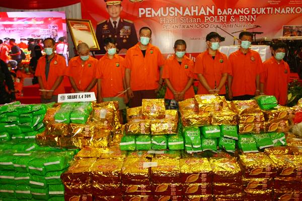  Narkoba Senilai Rp2 Triliun Dimusnahkan