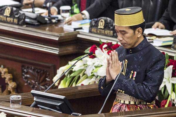  SIDANG TAHUNAN MPR: Doa Tifatul untuk Jokowi, Gemukanlah Badan Dia yang Terlihat Kurus