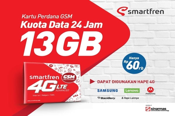  Kartu Perdana Smartfren Tawarkan Kuota Internet Lebih Besar