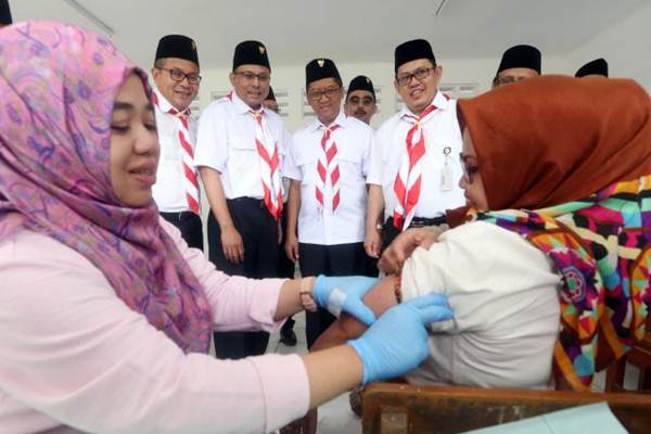  Empat BUMN Gelar Vaksinasi Hepatitis B Gratis