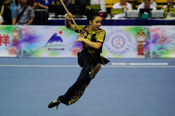  Juwita Niza Persembahkan Medali Emas Ketiga dari Wushu