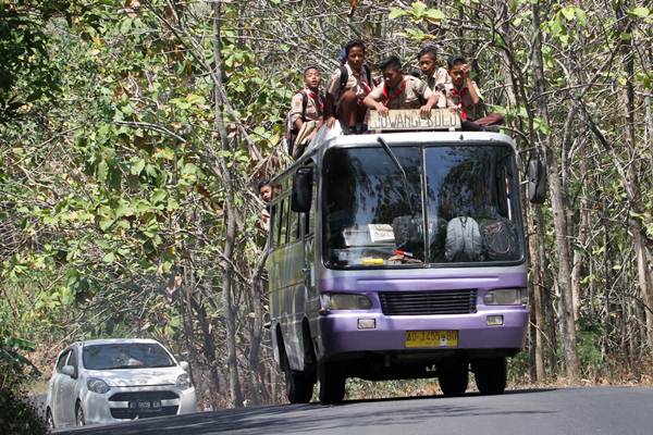  Aksi Nekat Pelajar di Sragen