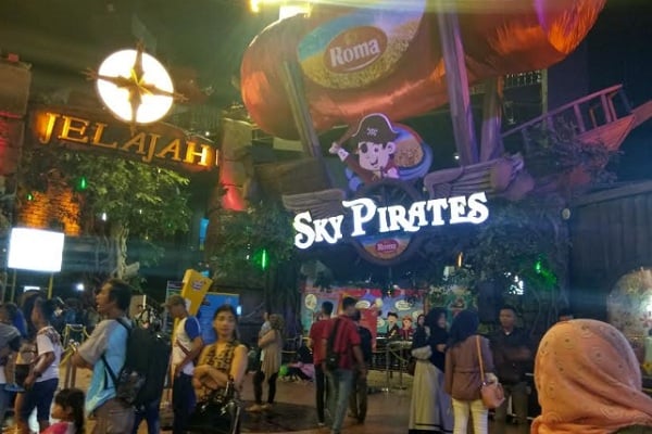  Mayora Buka Wahana Roma Sky Pirates di Trans Studio Bandung