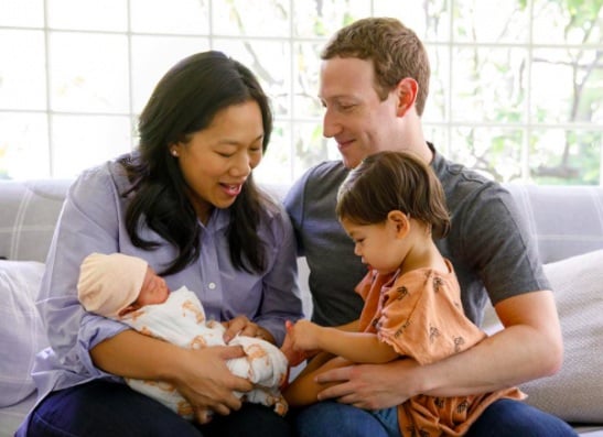  CEO Facebook Mark Zuckerberg Dikaruniai Putri Kedua