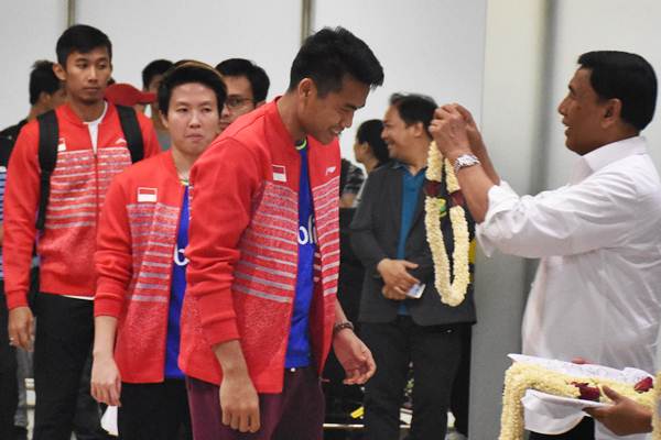  Juara Dunia Tontowi Ahmad/Liliyana Natsir Tiba di Tanah Air