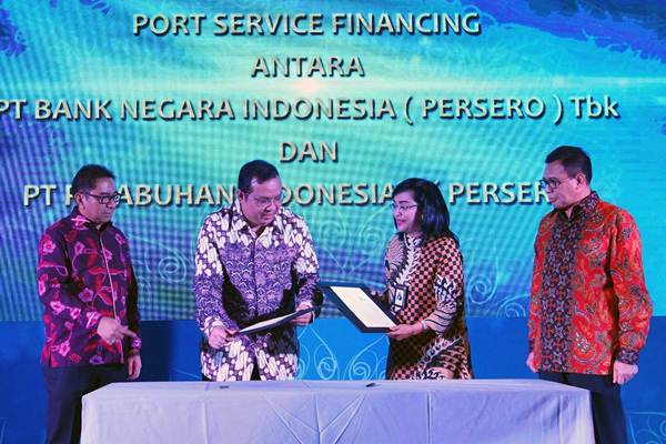  Kerjasama Port Service Financing BNI dan Pelindo II