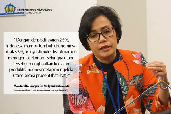  UTANG RI: Pemerintah Pertahankan Rasio 30% Terhadap PDB