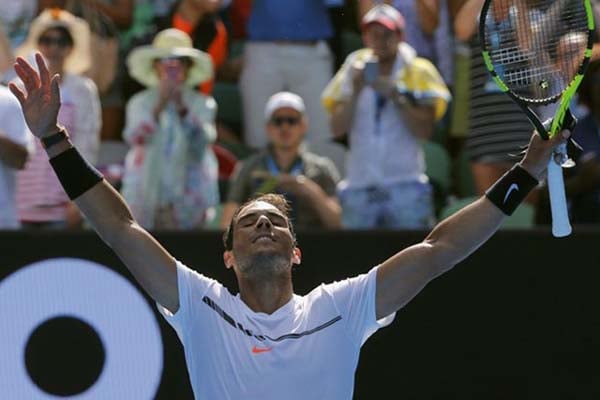  Hasil Tenis AS Terbuka: Nadal, Federer Rebut Tiket 8 Besar