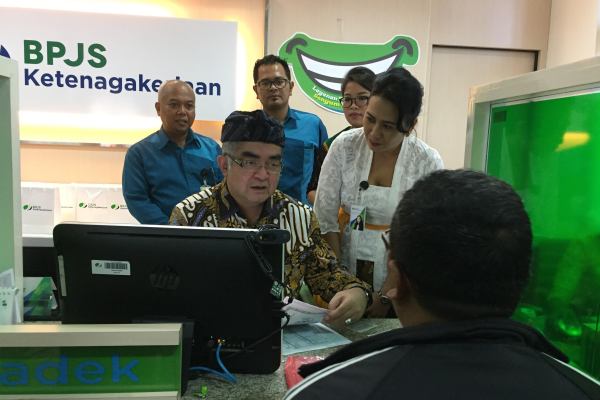  Direksi BPJS Ketenagakerjaan Melayani Peserta di Denpasar