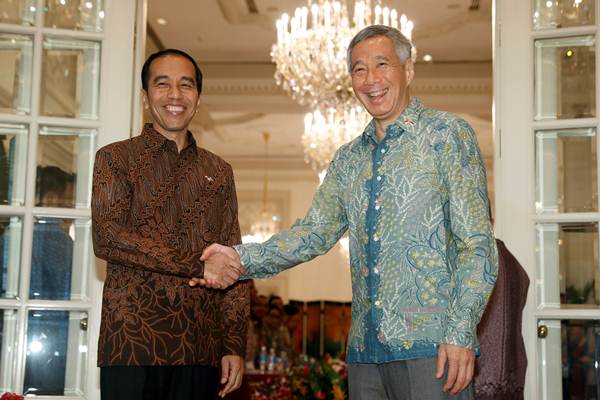  Presiden Jokowi Bertemu Lee Hsien Loong