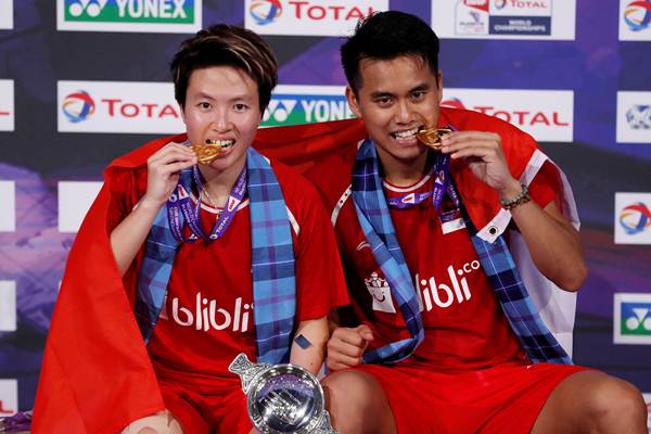  Juara di BWF World Championships 2017, Tontowi/Liliyana Dapat Bonus Rp1 Miliar