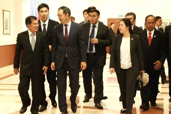  Wapres Jusuf Kalla Bertemu PM Kazakhstan Bakytzhan Sagintayev