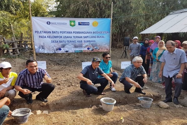  Biodigester Pengolahan Limbah Ternak Dibangun di Kabupaten Sumbawa