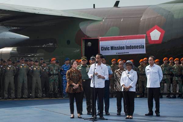  Presiden Jokowi Lepas Bantuan Kemanusiaan untuk Pengungsi Rakhine State