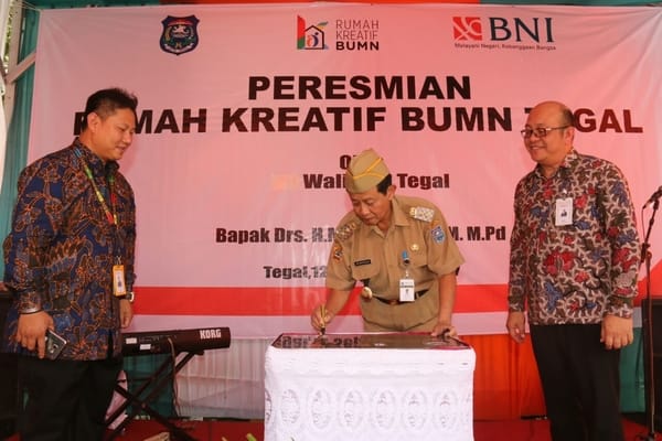  BNI Dorong UMKM Tegal Optimalkan Rumah Kreatif Badan Usaha