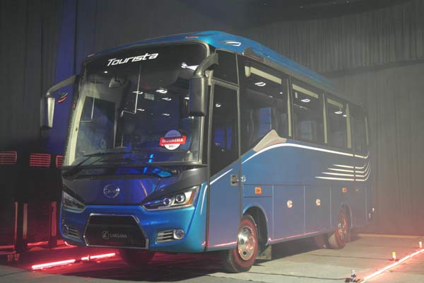  Karoseri Laksana Luncurkan Bus Medium All New Tourista, Ini Kelebihannya