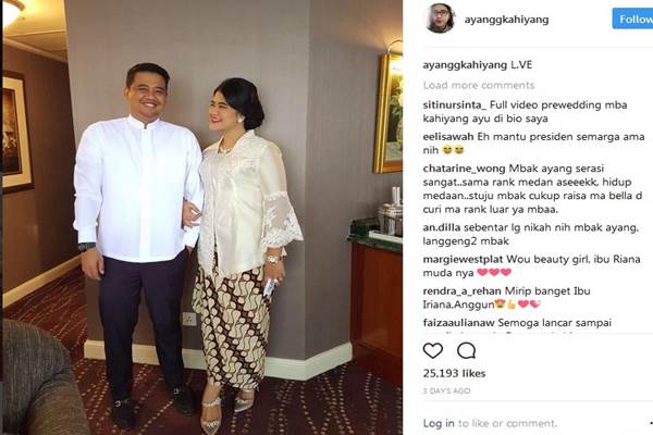  Putri Jokowi, Kahiyang Ayu, Gelar Foto Prewedding