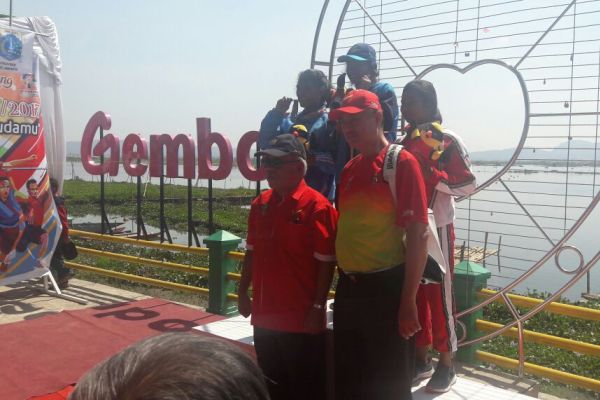  Ada Olahraga Dayung di Rawa Pening, Ini Kegiatan Menteri Basoeki