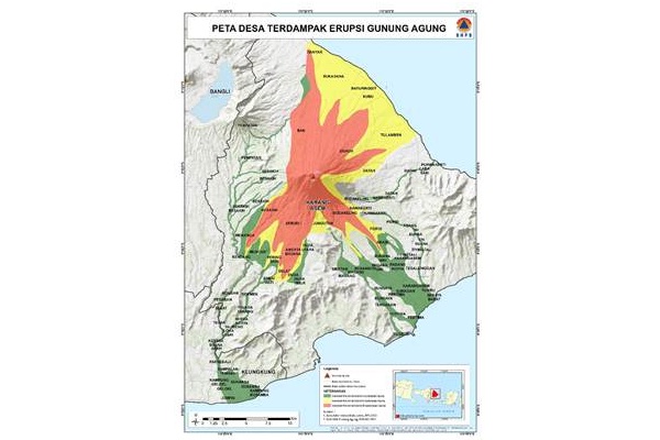  Status Gunung Agung Meningkat Jadi Awas Sejak 20.30 WITA