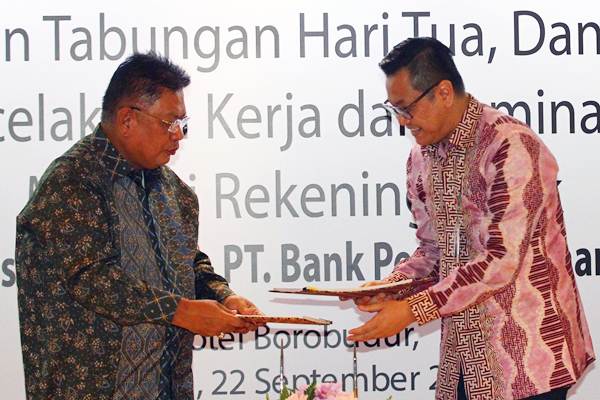  SINERGI BISNIS : Taspen Gandeng Bank Banten