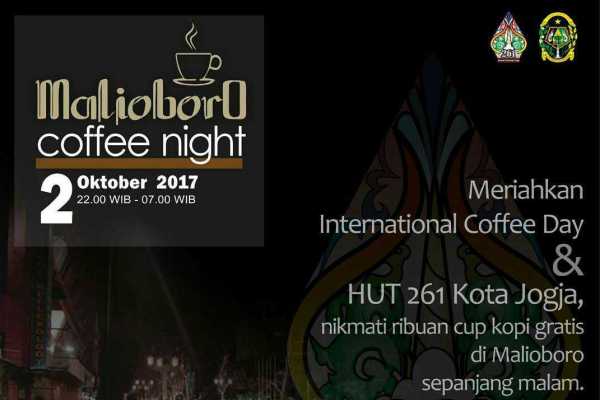  \'Malioboro Coffee Night\' Menghadirkan 10.000 Cangkir Kopi Nusantara