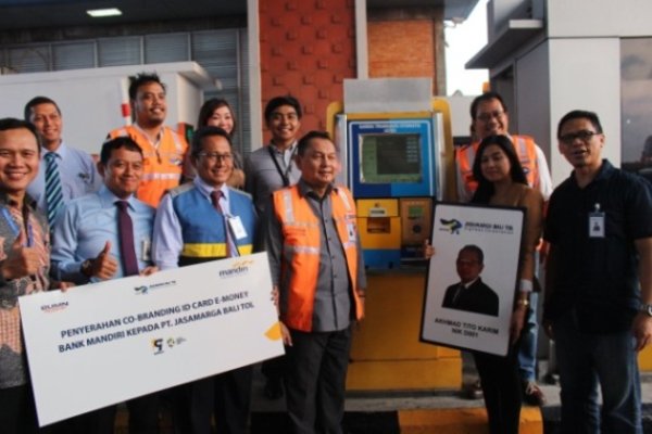  e-Money Bank Mandiri Bisa Jadi Kartu Karyawan Tol Bali Mandara