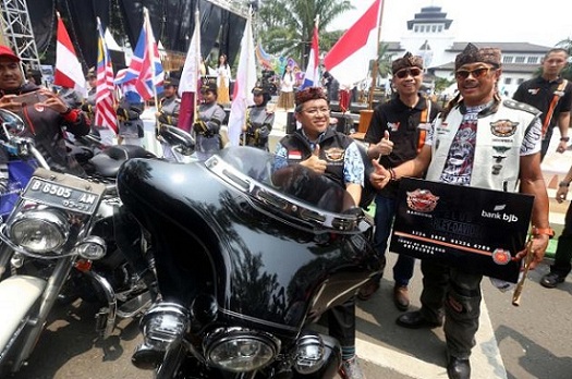  Dongkrak NoA, Bank BJB Garap Komunitas Harley Davidson