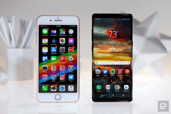  Adu Kamera Galaxy Note 8 Vs iPhone 8 Plus