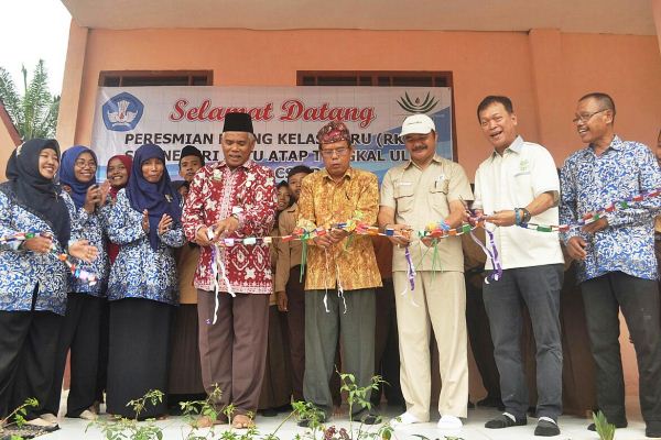  Cetak Generasi Cerdas Desa, Asian Agri Bangun Ruang Kelas Baru di Jambi