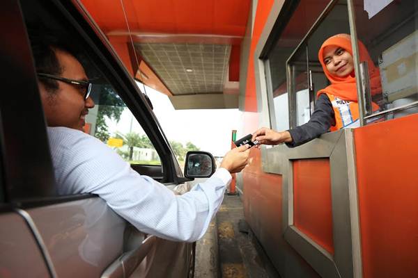  TOL TANGERANG MERAK : Realisasi Transaksi Non Tunai 66%