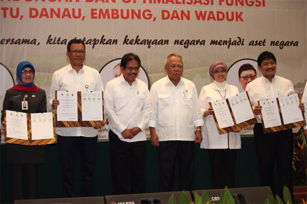  Tiga Kementerian Sepakat Kerjasama Cegah Semakin Banyak Situ, Danau, Embung dan Waduk yang Hilang
