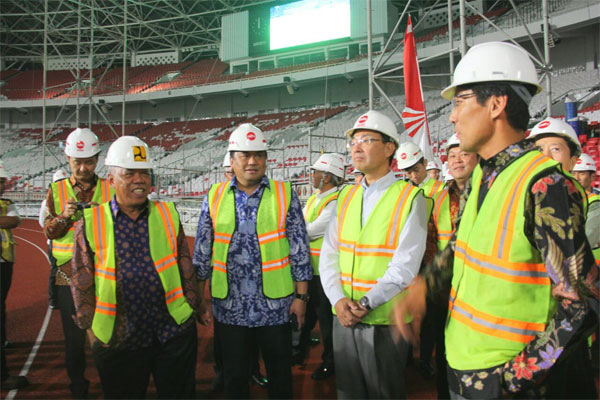  Sistem Tata Cahaya Stadion Utama GBK Pasca Renovasi Berkekuatan 3.500 lux, Hemat Energi dan Ramah Lingkungan