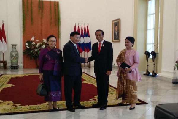  PM Laos Kunjungi Indonesia, Disambut Presiden Jokowi di Istana Bogor
