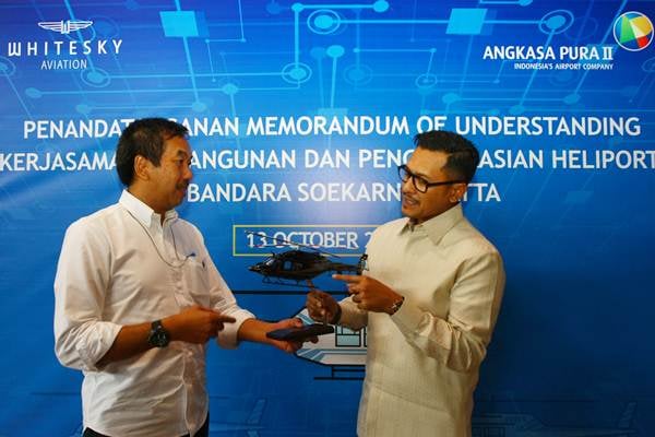  Whitesky Aviation dan Angkasa Pura II Bangun Bandara Helikopter