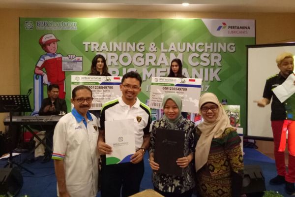  Pertamina Lubricants Gaet BPJS Kesehatan Luncurkan Asuransi Mekanik