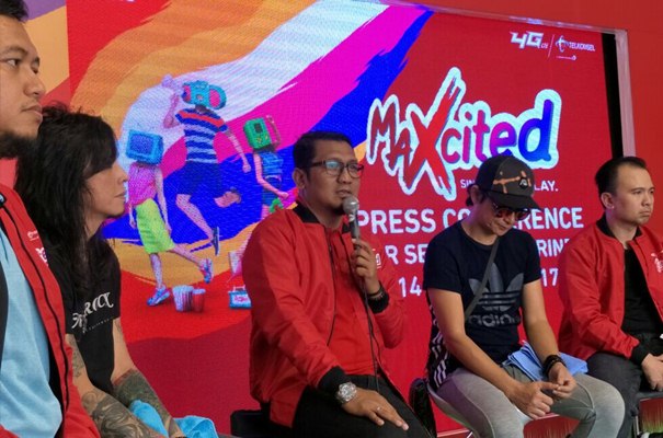  Telkomsel Gelar Konser Musik Rif, Nidji dan Jamrud di Samarinda