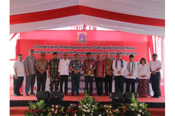  Pembangunan Venue Olahraga Air dan Dermaga di Ancol Dimulai