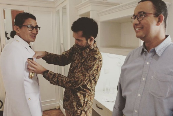  Sandiaga Uno Puasa Saat Dilantik Sebagai Wagub DKI