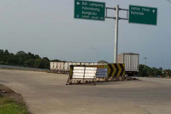  JALAN TOL BAKAUHENI-TERBANGGI BESAR : Hutama Karya Cari Dana Rp8 Triliun