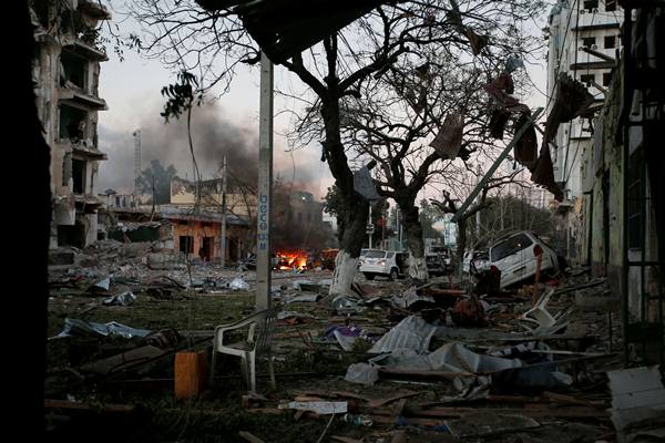 Teror Paling Mematikan, Rentetan Serangan Bom di Somalia Telan Korban 200 Jiwa